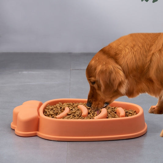 Radish Dog Slow Food Anti-tumble Pet Bowl