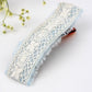 Amelia Lace and Linen Hair Clip