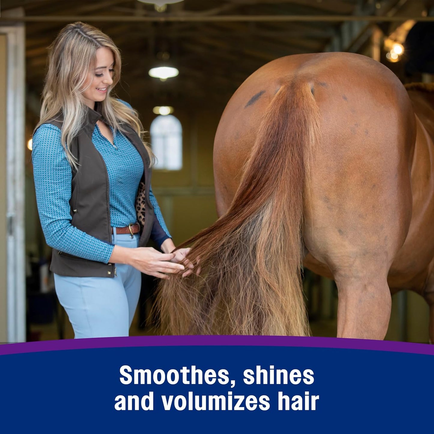 Farnam Vetrolin Instant Detangler & Conditioner Healthy Horses Mane and Tail 12 oz.