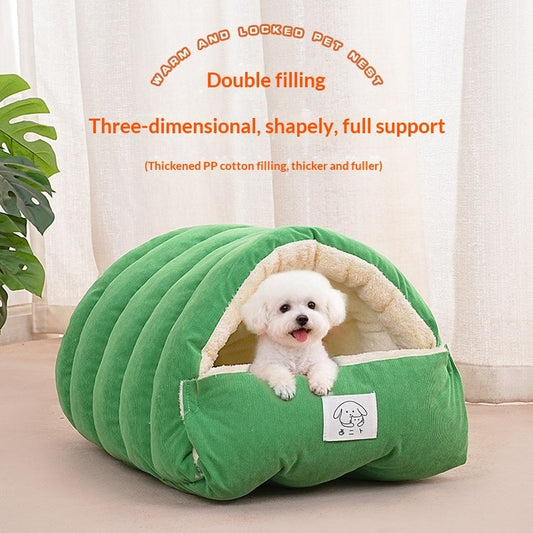 Three Dimensional Fenced Cat Bed Winter Proof Thickened For Warmth
