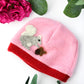 Squirrel Cashmere Hat - Newborn
