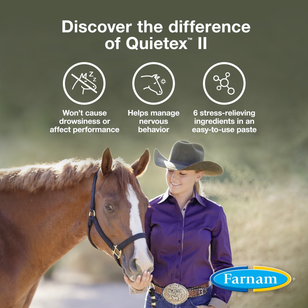 Farnam Quietex II Paste Focusing & Calming Pellets and Paste for Horses