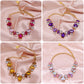 Cat And Dog Gem Pearl Necklace Princess