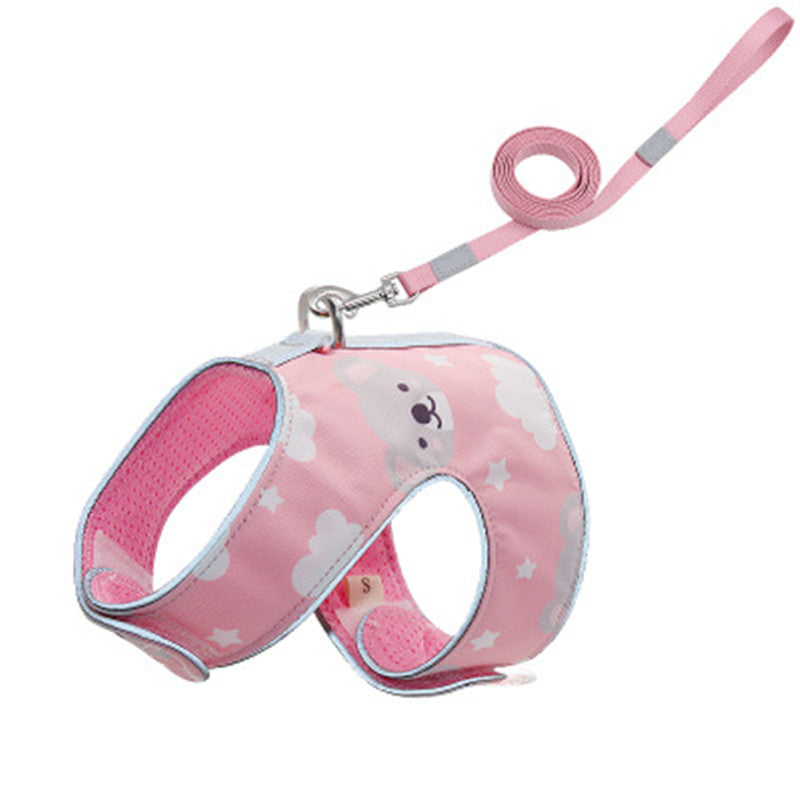 Reflective anti-stroke cat walking rope