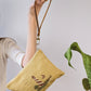 Sail Away Lighthouse Wristlet Linen & Leather