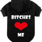 Dog Hoodie Sweatshirt with Leash Hole Warm Pet Clothes XS-XXL Dogs