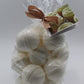 14 bath bombs in Orange Dreamsicle fragrance, gift bag bath fizzies, great for dry skin, shea, cocoa, 7 ultra rich oils