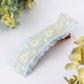 Clara Lace and Linen Hair Clip