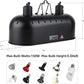 15" Dual Reptile Light Fixture w/ 100W UVA UVB & Ceramic Heat Lamp