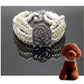 Four-row Pearl-studded Rose Cat And Dog Ornament Accessory