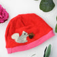 Squirrel Cashmere Hat - Newborn