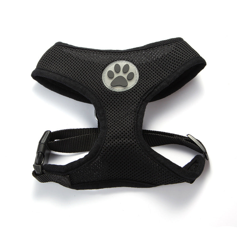 Breathable Mesh Traction Rope For Pet Chest Harness