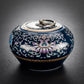 Blue & White Porcelain Tea Caddy – Sealed Ceramic Tea Storage Jar (Multiple Designs)
