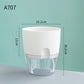 Automatic Water-Absorbing Flower Pot Plastic Resin Transparent Flower Pot