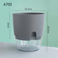 Automatic Water-Absorbing Flower Pot Plastic Resin Transparent Flower Pot