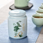 Blue and White Porcelain White Porcelain Tea Caddy