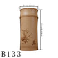 The Four Gentlemen | Hand-Carved Bamboo Tea Caddy