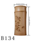 The Four Gentlemen | Hand-Carved Bamboo Tea Caddy
