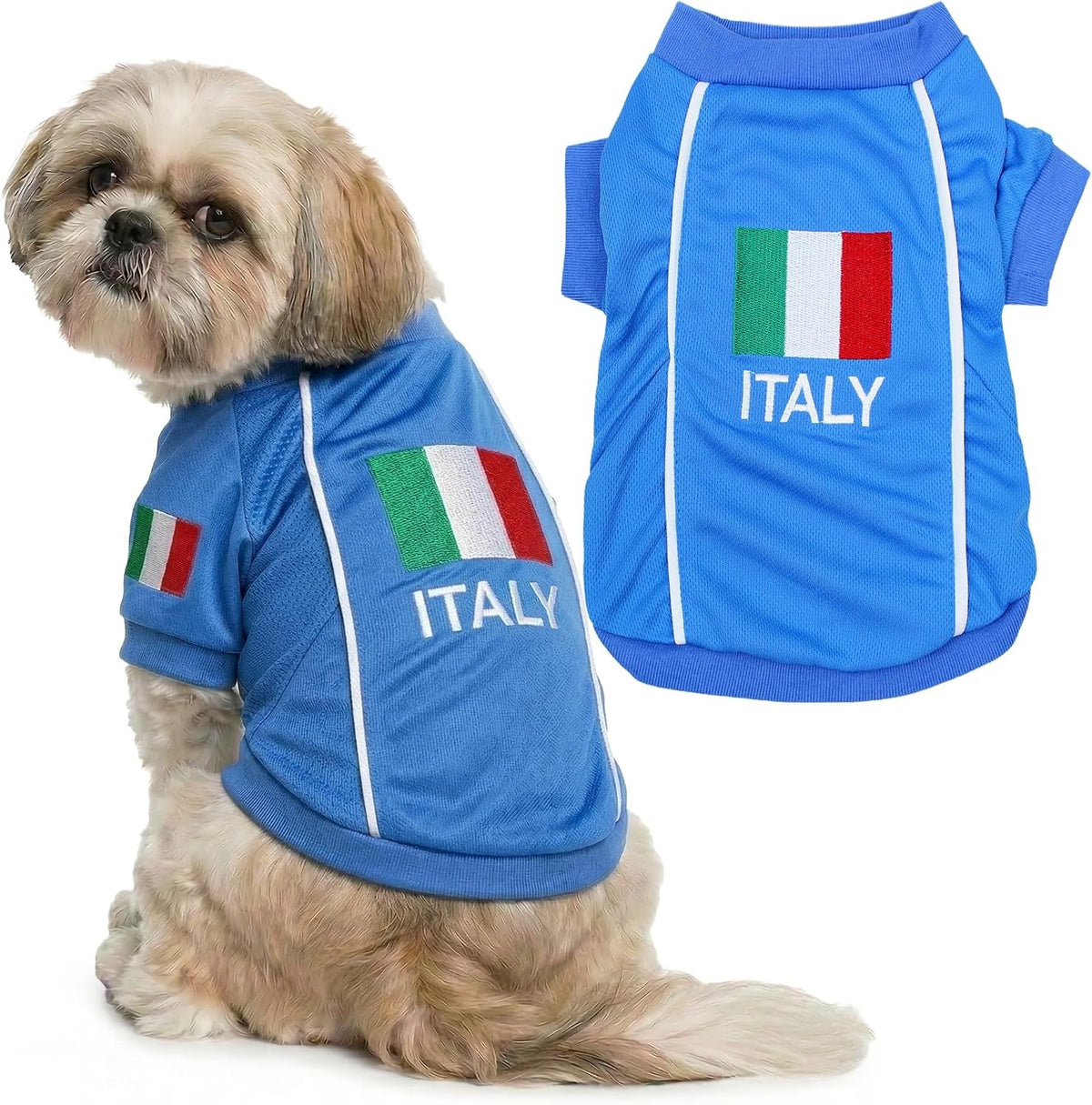 Parisian Pet Breathable Mesh Soccer Jersey for Dogs, XS–5XL