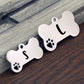 Creative Stainless Steel Lettering Keychain Heart-shaped