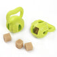 Square Pull Global Bite-resistant Molar Cleaning Cheese Ball Interactive Educational Pet Toy
