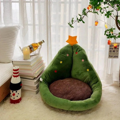 Christmas Tree Floor Cushion Lazy Pouf Christmas