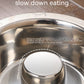 Pet Slow Food Stainless Steel Bowl And Tableware