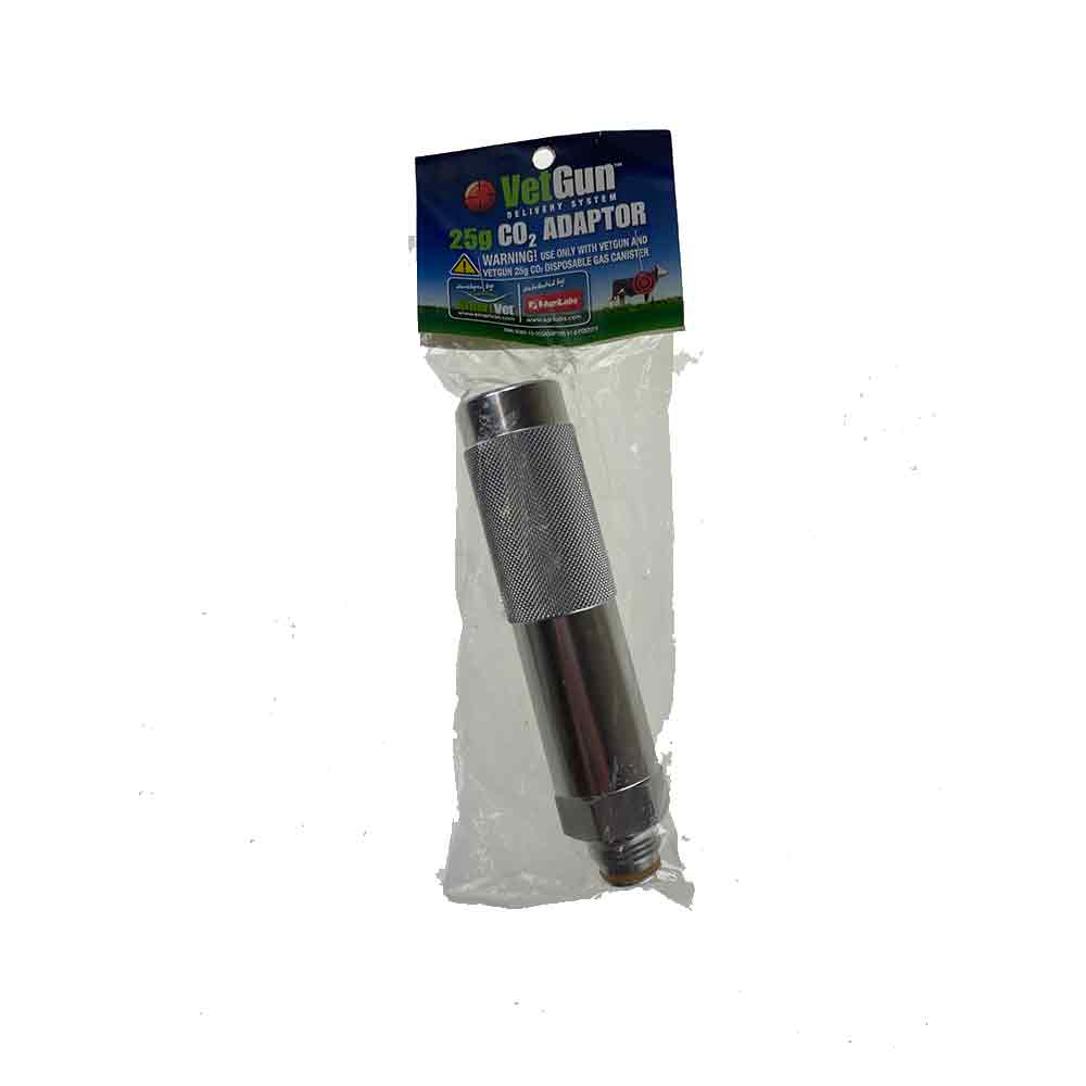 AgriLabs CO2 Adapter VetGun Cartridge Compatibility 25 gm