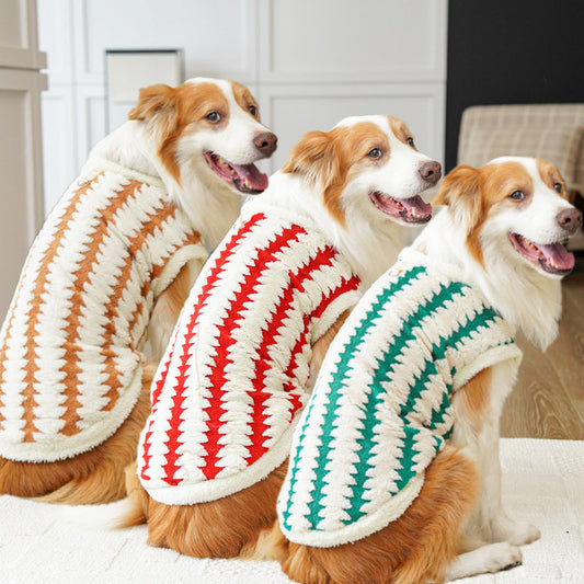 Fashion Golden Retriever Pet Fleece Clothing