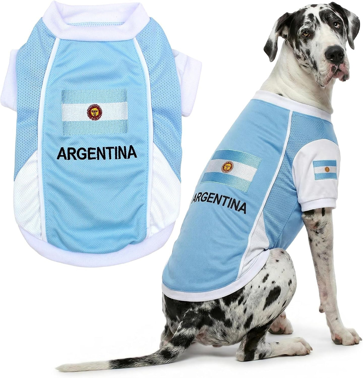 Parisian Pet Breathable Mesh Soccer Jersey for Dogs, XS–5XL
