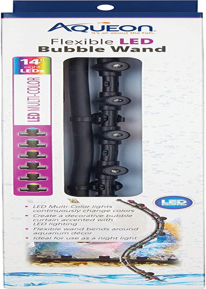Luz LED decorativa flexible y burbuja para pecera y acuario