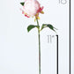 18" Faux Peony Bud Stem Light Pink