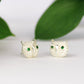 Azia Owl Stud Earrings
