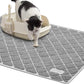 Premium Cat Litter Mat, Litter Box Mat with Non-Slip and Waterproof Backin
