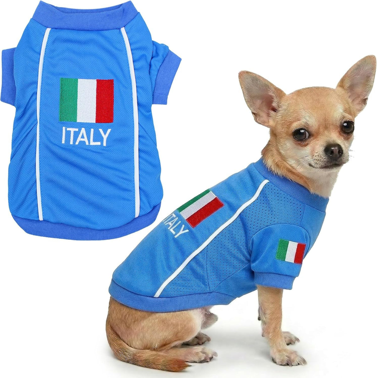 Parisian Pet Breathable Mesh Soccer Jersey for Dogs, XS–5XL