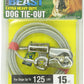 Boss Pet Edge Tie-Out Cable XL Dogs Up to 125lb 15ft Twin Swivel Spring