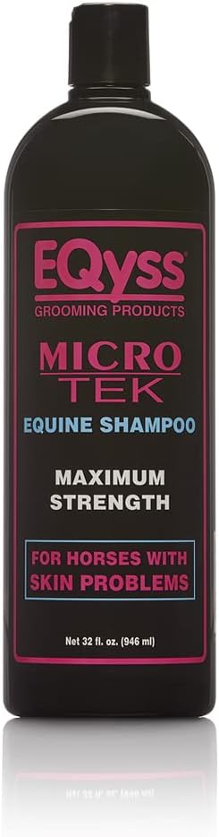 EQyss Micro-Tek Medicated Shampoo for Horses 32oz. Itch Relief Horse Grooming