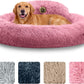 Medium Calming Dog Bed 30in Donut Plush Washable Bed Up to 45lbs