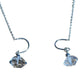 Pendientes Bertoni Herkimer Threads - Plata de ley