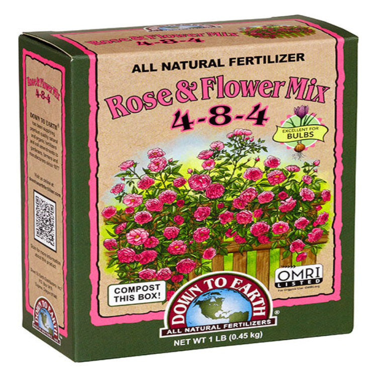 Mezcla de rosas y flores Down To Earth 4-8-4