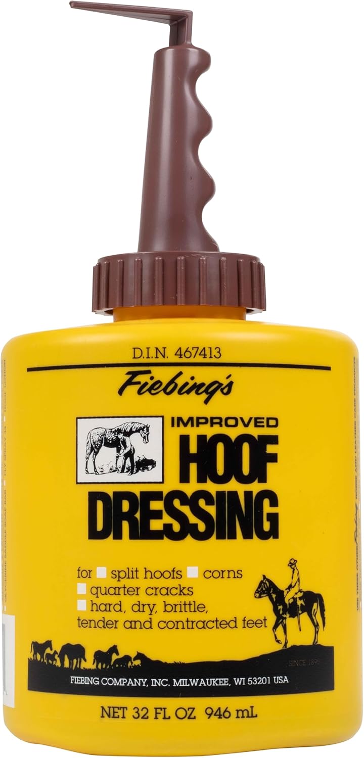 Fiebing's Hoof Dressing Treat Horse Hooves and Brittle Feet 32 oz. 3-Pack