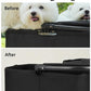 Pet Stroller 4 Wheel Dog Cat Foldable Removable Carrier 33lb Black