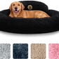 Medium Calming Dog Bed 30in Donut Plush Washable Bed Up to 45lbs