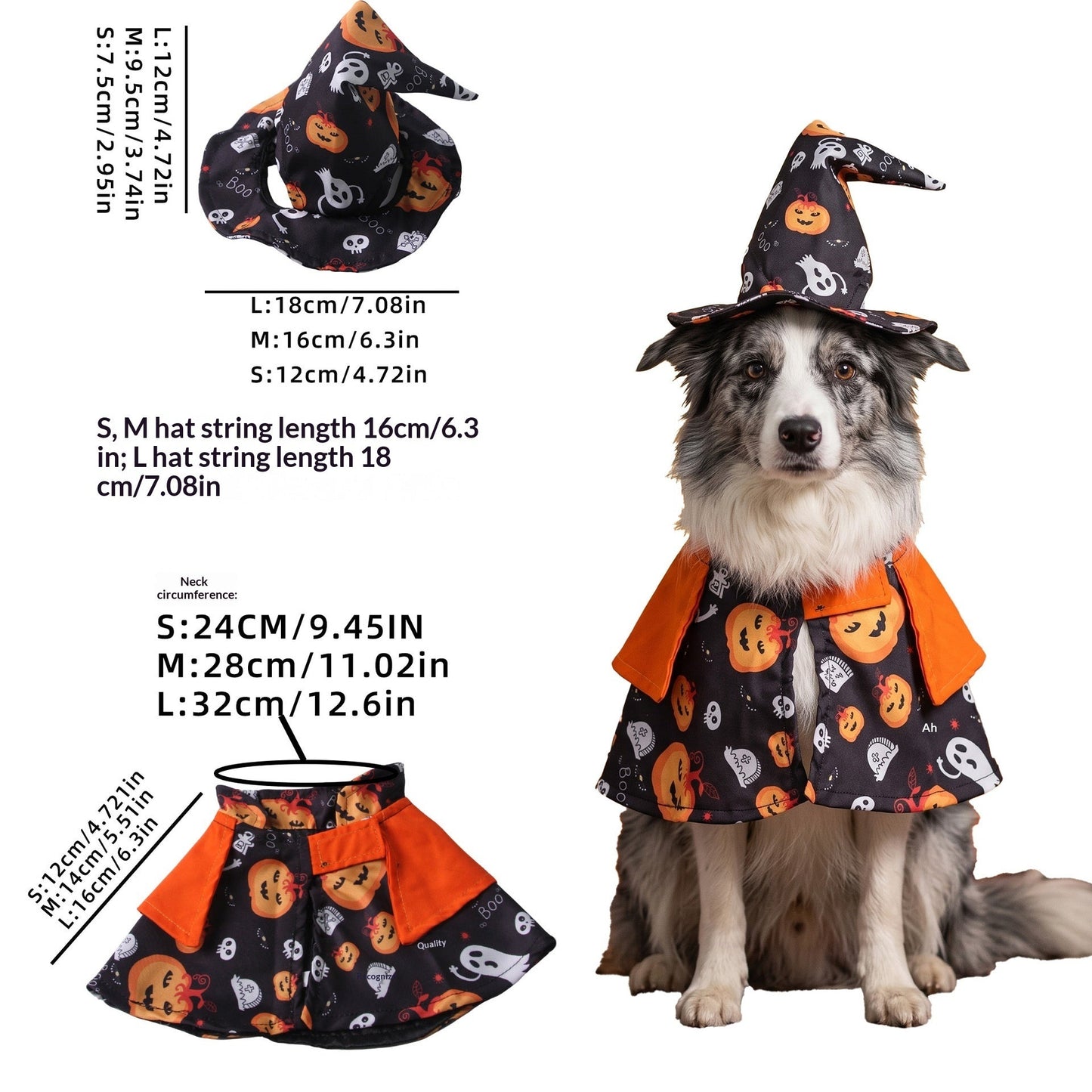 Pet Costume Cat Transformation Funny Holiday Dress-Up Outfit