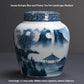 Ge Kiln Porcelain Tea Jar with Seal