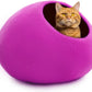 Merino Wool Cat Cave – Handmade Hideaway, 20 Styles