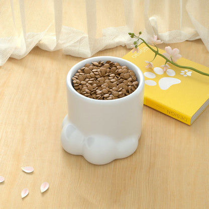 Cat Bowl Ceramic High Foot Protection Cervical Spine Large Caliber Basin