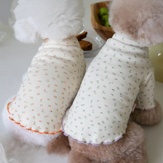 Floral-patterned Home Base-layer Pet Clothing
