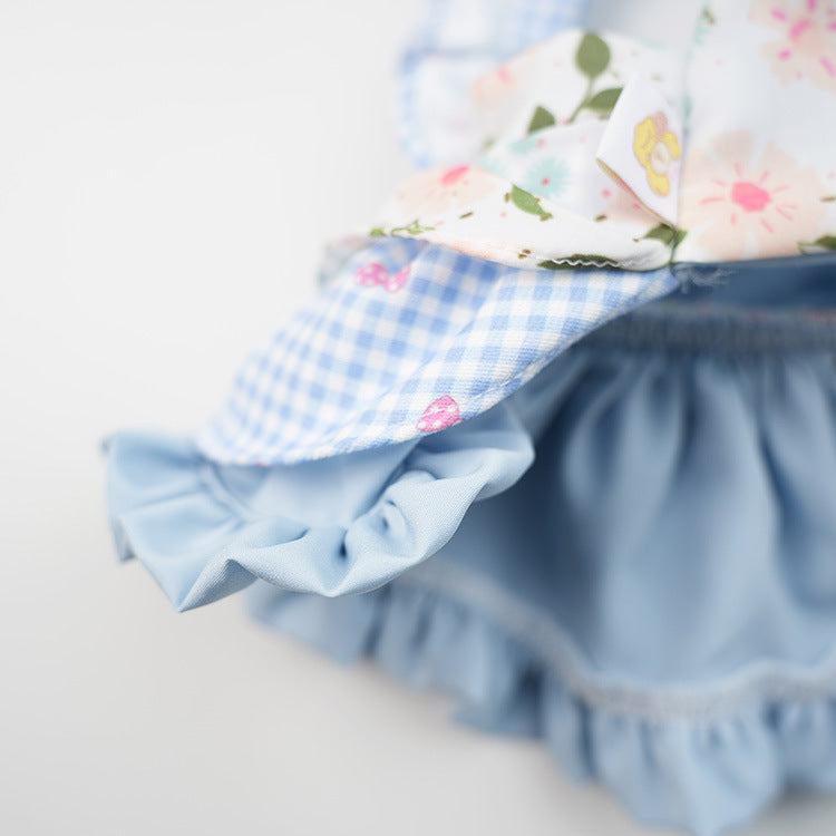 Cute Floral-patterned Gloria Dress For Small And Medium-sized Dogs