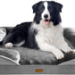 Orthopedic Dog Bed Sofa with Bolster Washable Cover Waterproof Liner
